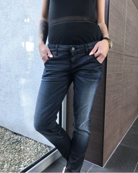 Džíny dámské Guess tmavě modré-černé